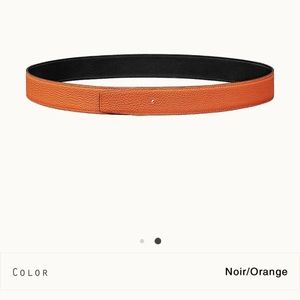 Here I have my Hermes leather belt strap all original